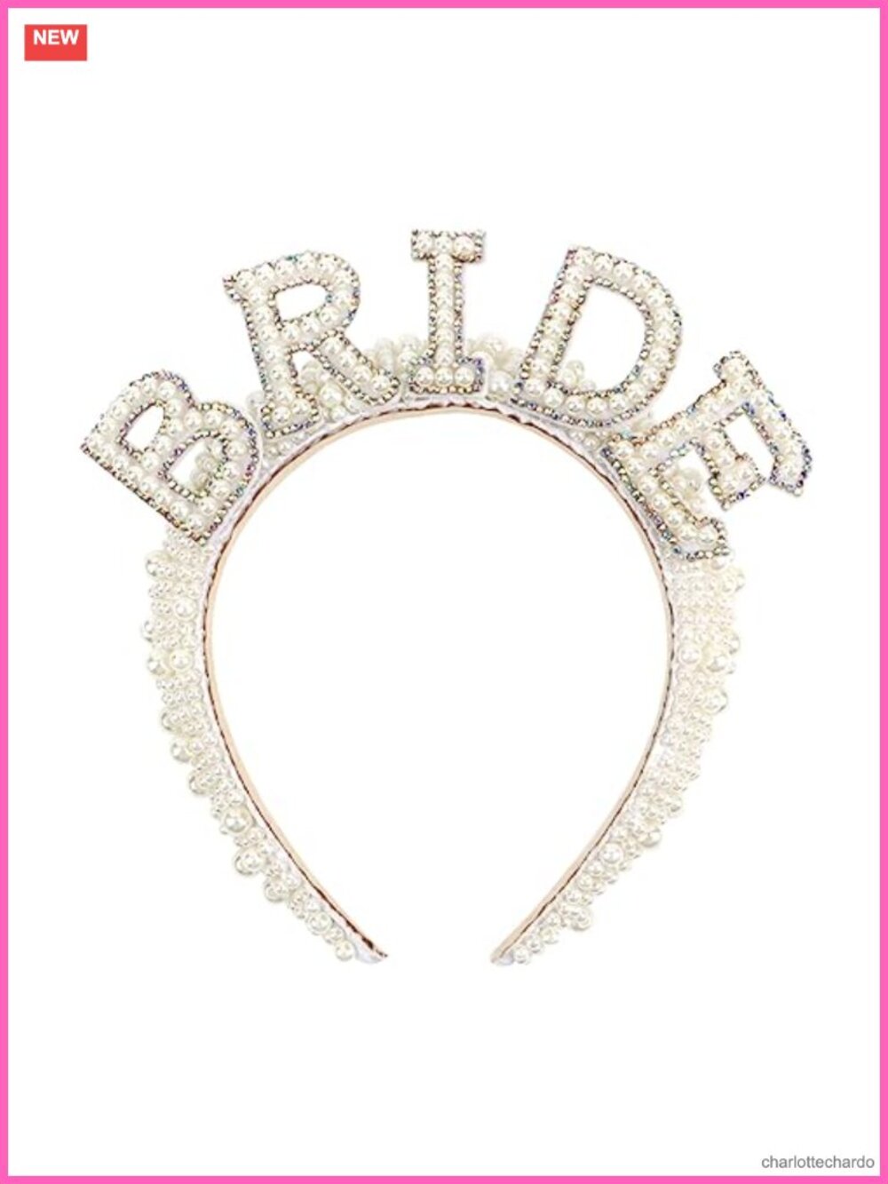 Pearl Bride Headband Wedding Bridal Shower Engagement Party Hairband